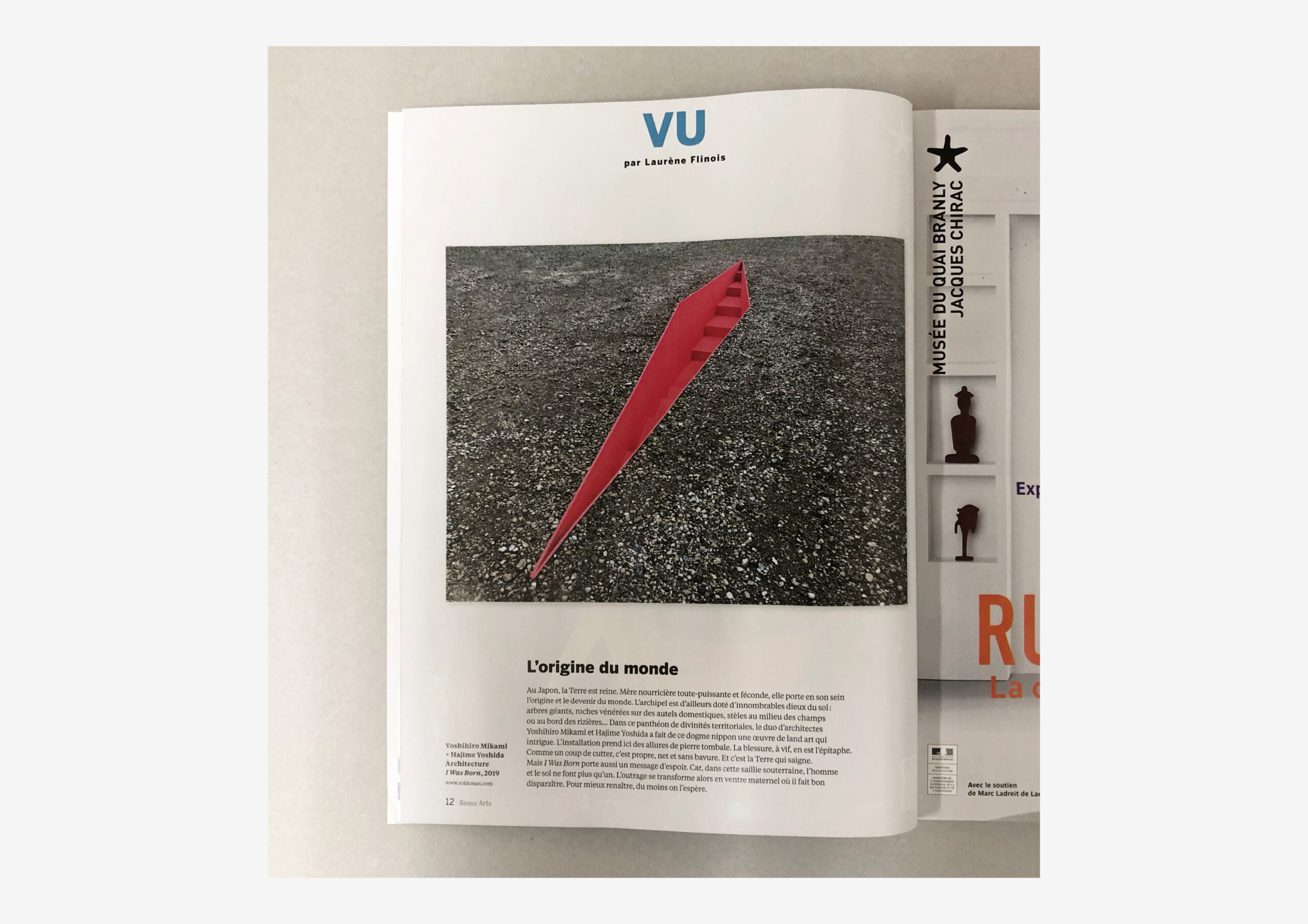 “I was born” Publication in Beaux arts