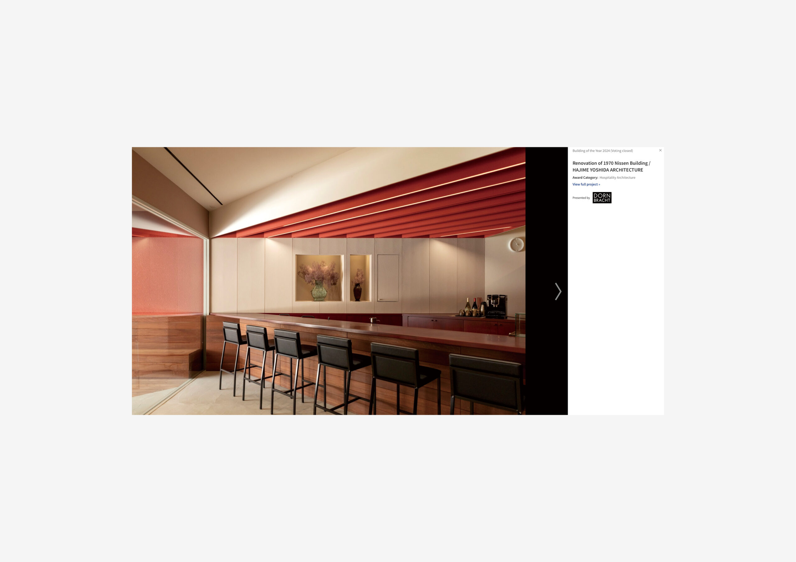 “1970 Nissen Building” nominated ArchDaily Building of the year 2024